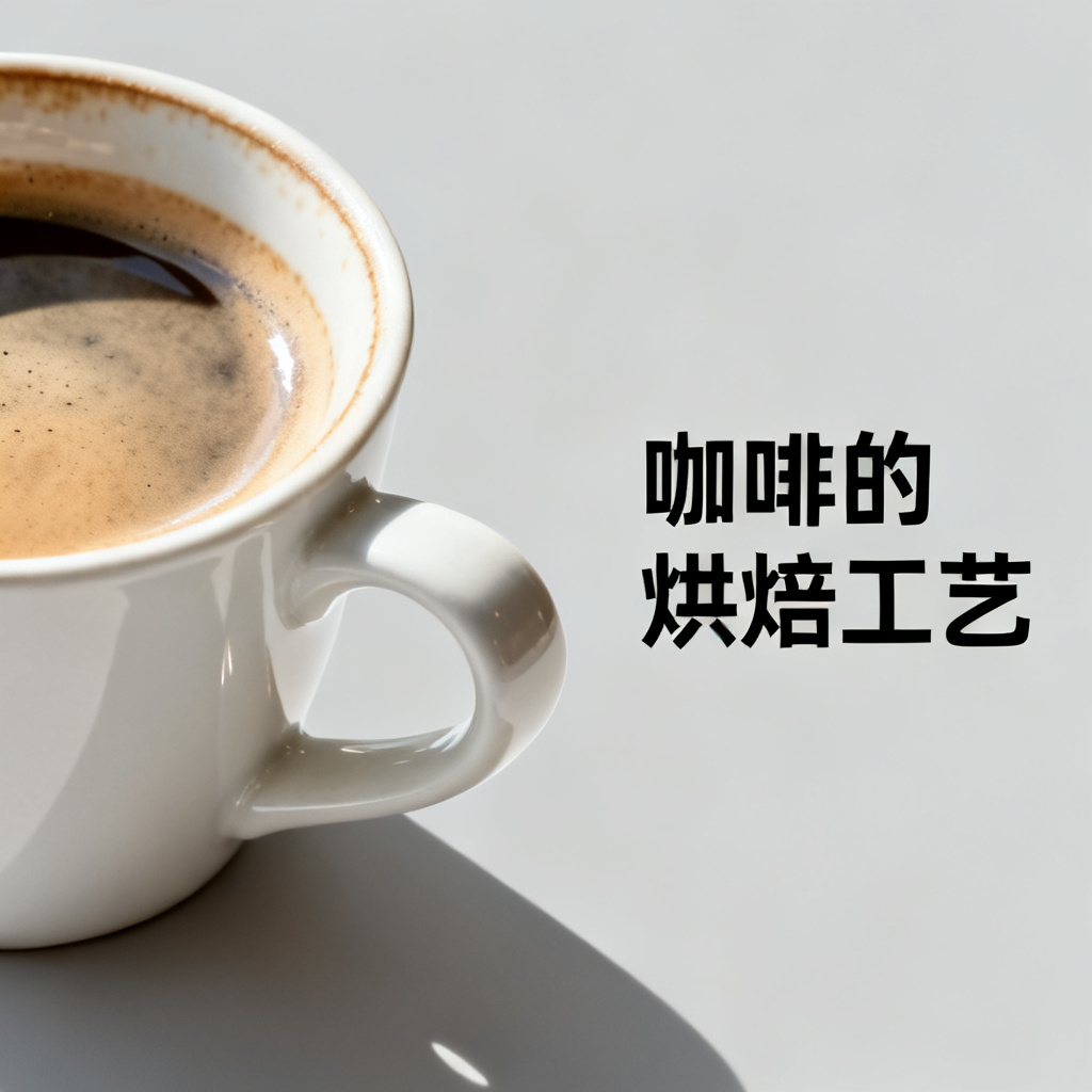 一张演示PPT页面，左侧有一个咖啡杯的特写，右侧是相关的文字描述，整体风格为现代极简风，光影自然，咖啡杯的细节清晰可见