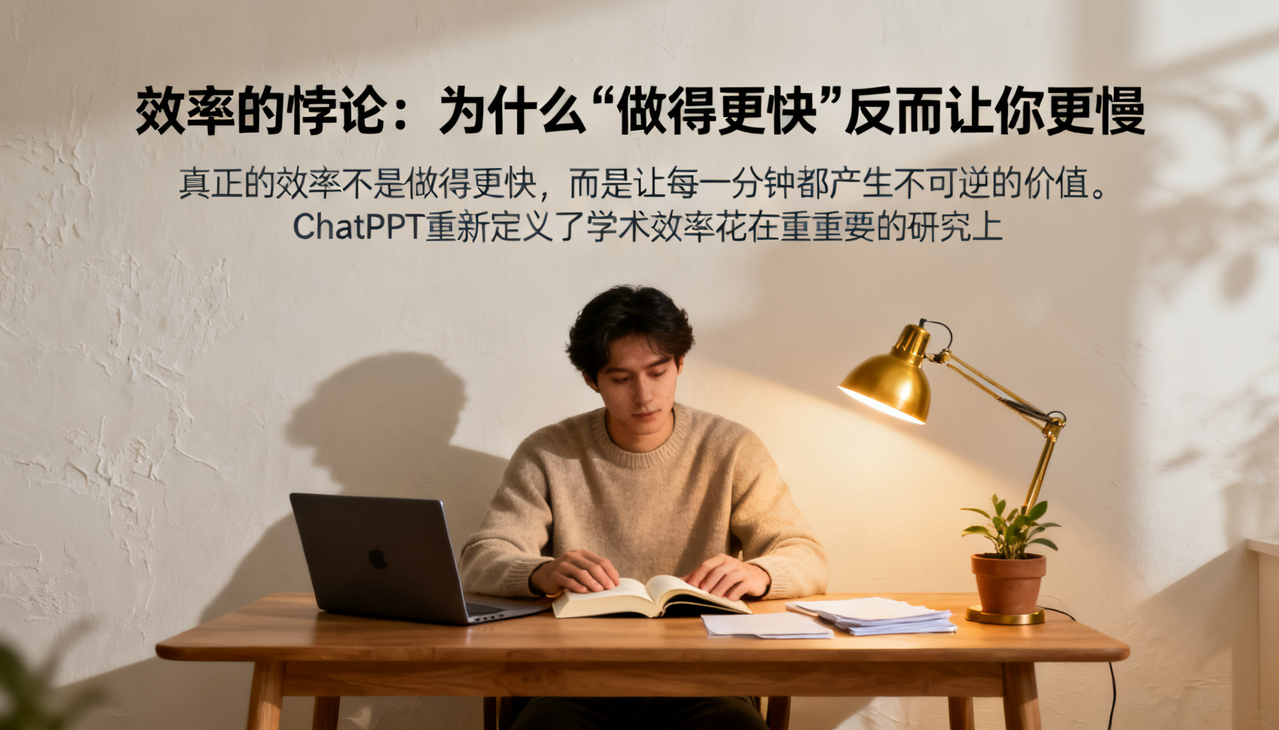 效率的悖论:为什么“做得更快”反而让你更慢