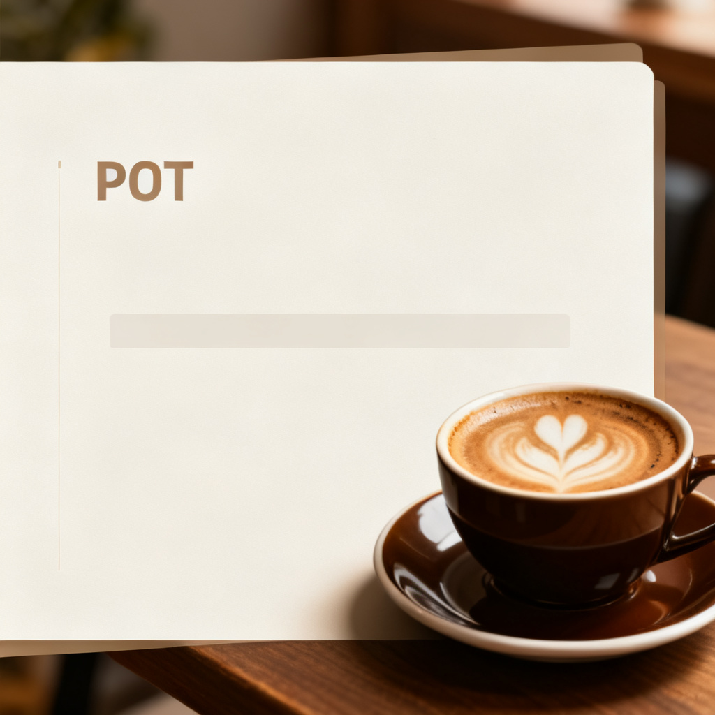 修改前：PPT页面中有一杯奶茶；修改后：同一页面中的奶茶被替换为咖啡，风格完美融合