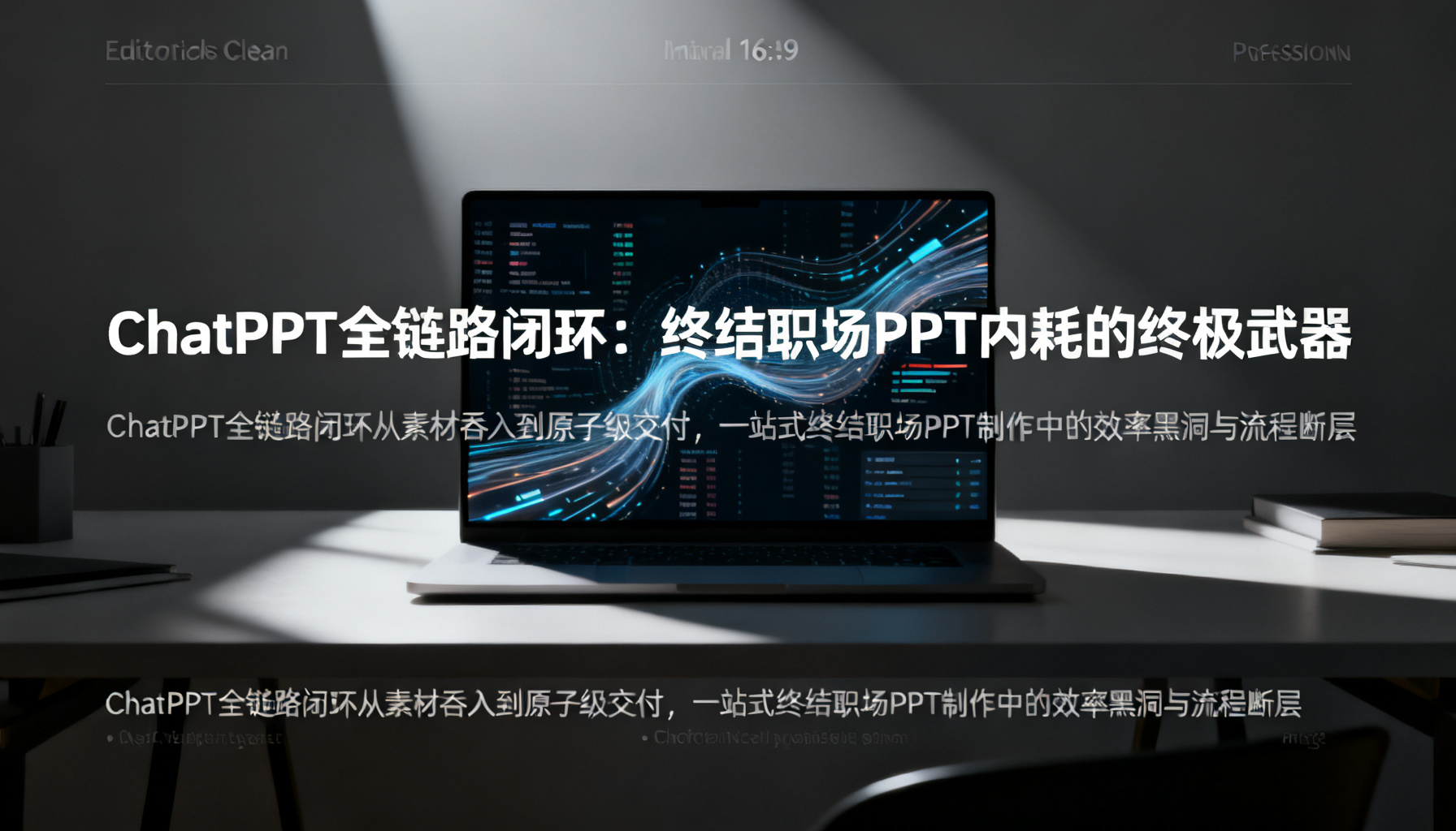 ChatPPT全链路闭环:终结职场PPT内耗的终极武器