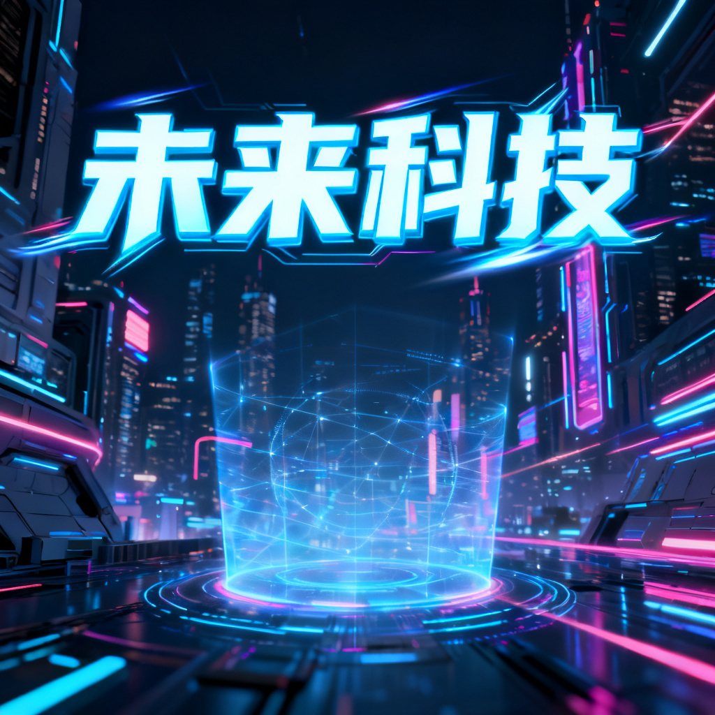 一张赛博朋克风格的PPT页面,霓虹灯光与全息投影交织,背景是未来城市,文字使用电光蓝字体,整体充满科技感和动态感