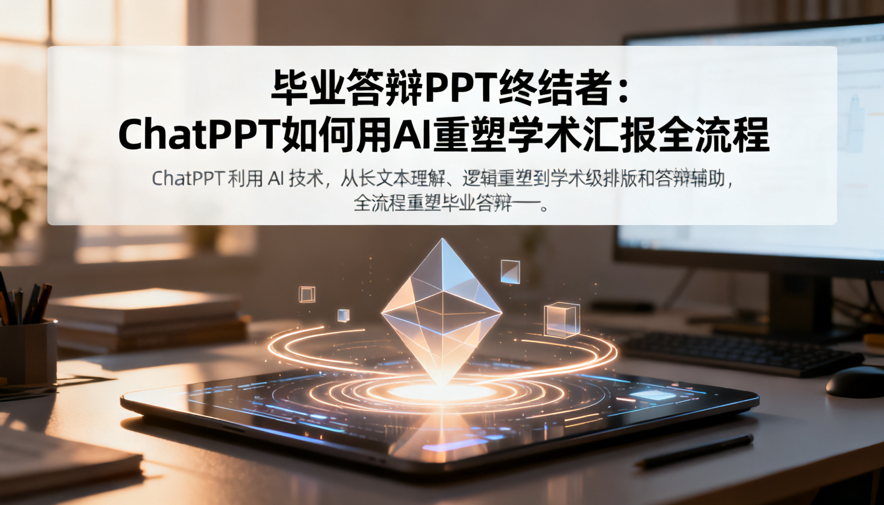 毕业答辩PPT终结者:ChatPPT如何用AI重塑学术汇报全流程