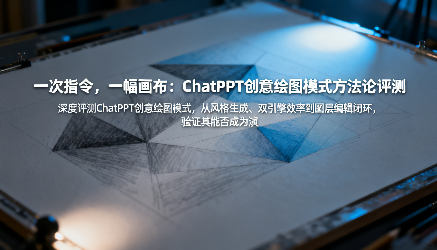 一次指令,一幅画布:ChatPPT创意绘图模式方法论评测