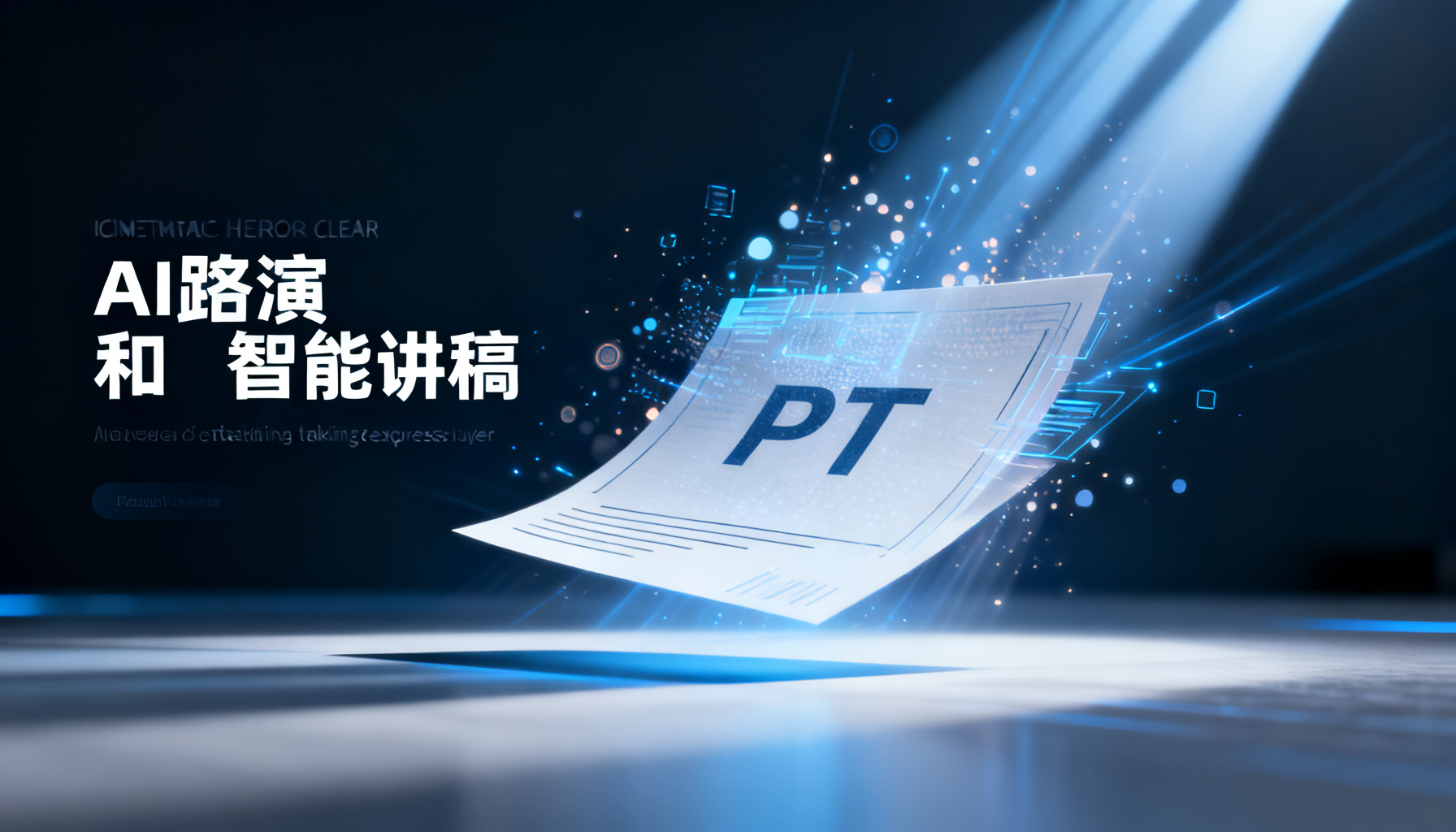 当PPT学会开口说话:ChatPPT以“AI路演+智能讲稿”重构演示边界