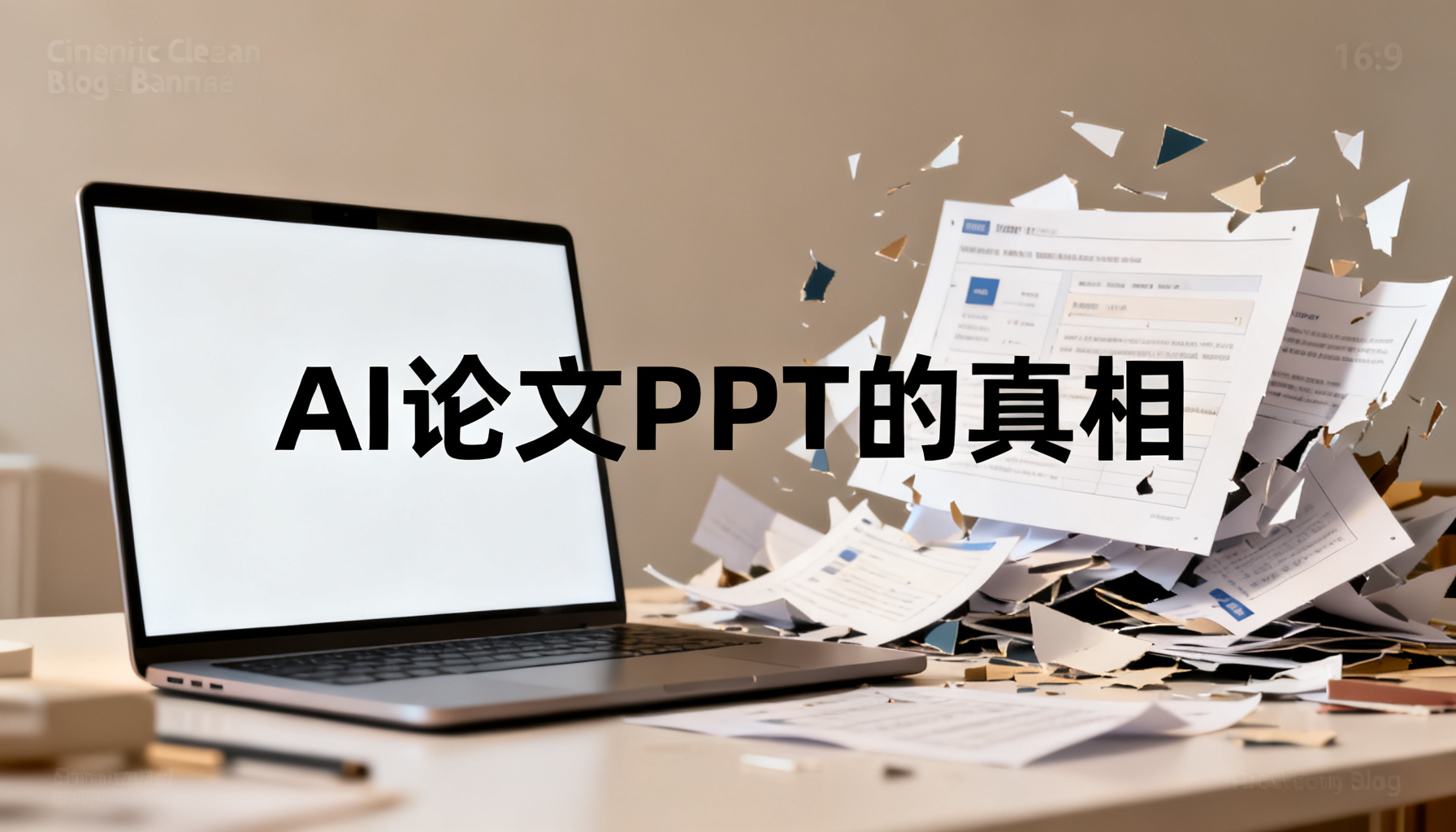 AI论文PPT的真相:大多数人以为的“省力神器”,其实是个坑