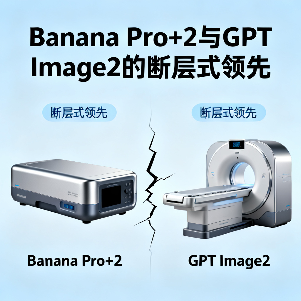 ChatPPT创意绘图模式：Banana Pro+2与GPT Image2的断层式领先，文章配图，构图简洁，高清质感