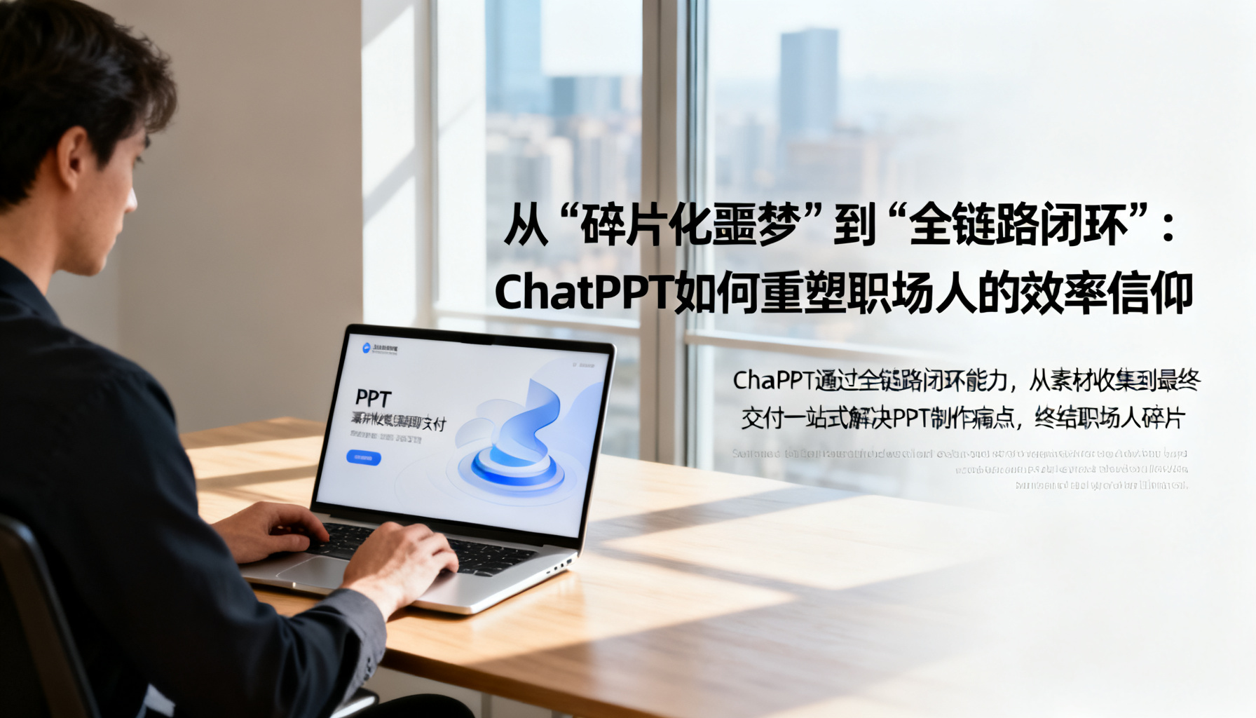 从“碎片化噩梦”到“全链路闭环”:ChatPPT如何重塑职场人的效率信仰